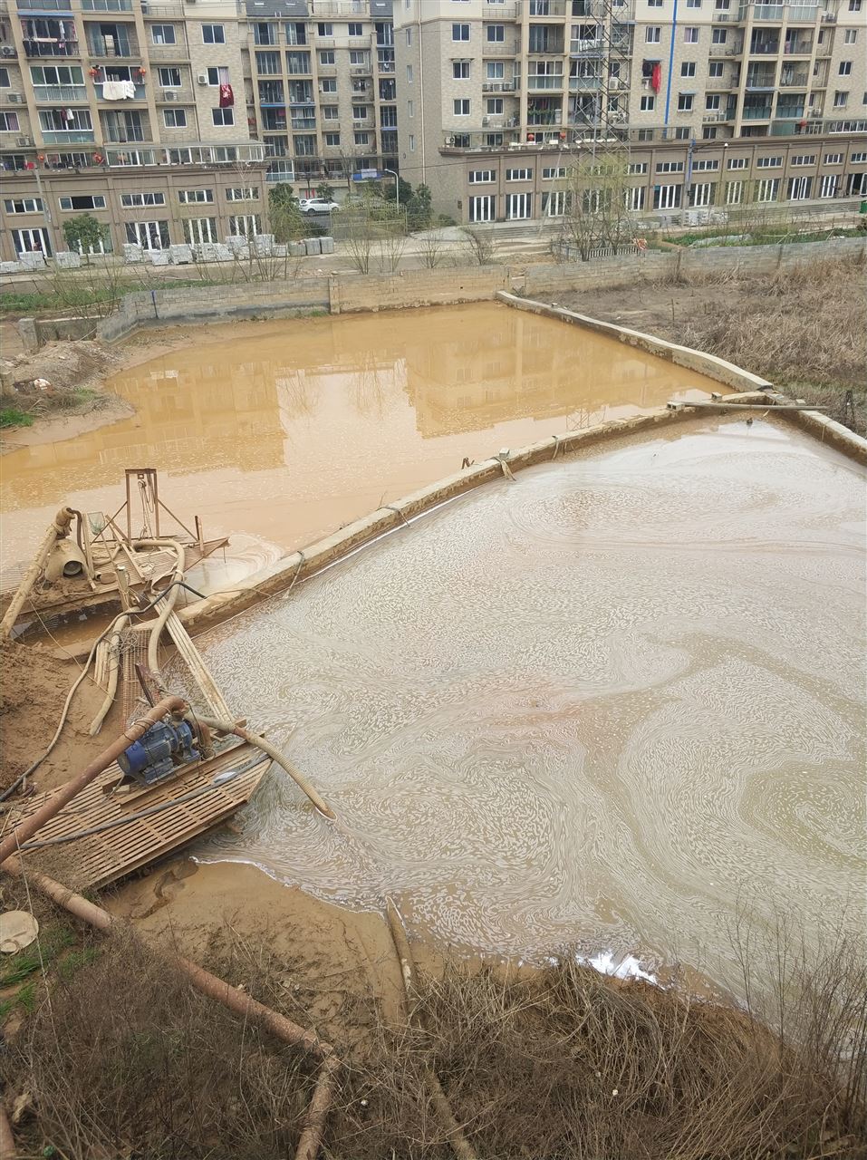 兴山沉淀池淤泥清理-厂区废水池淤泥清淤